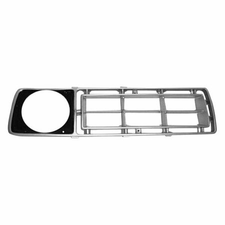 SHERMAN PARTS Left Hand Grille for 1976-1977 Ford P-U Argent & Black - 2 Piece SHE574-99-5